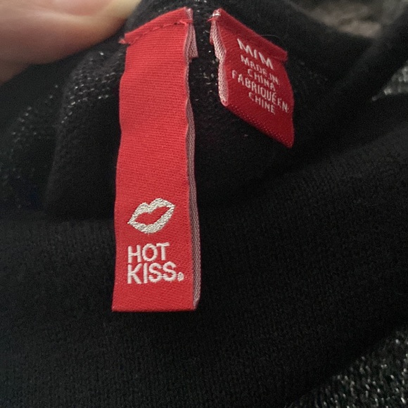 ✨ANY 2 FOR 15 ANY 3 FOR 20✨- Long Sleeve Black and Silver Striped Knit Dress - Picture 8 of 8